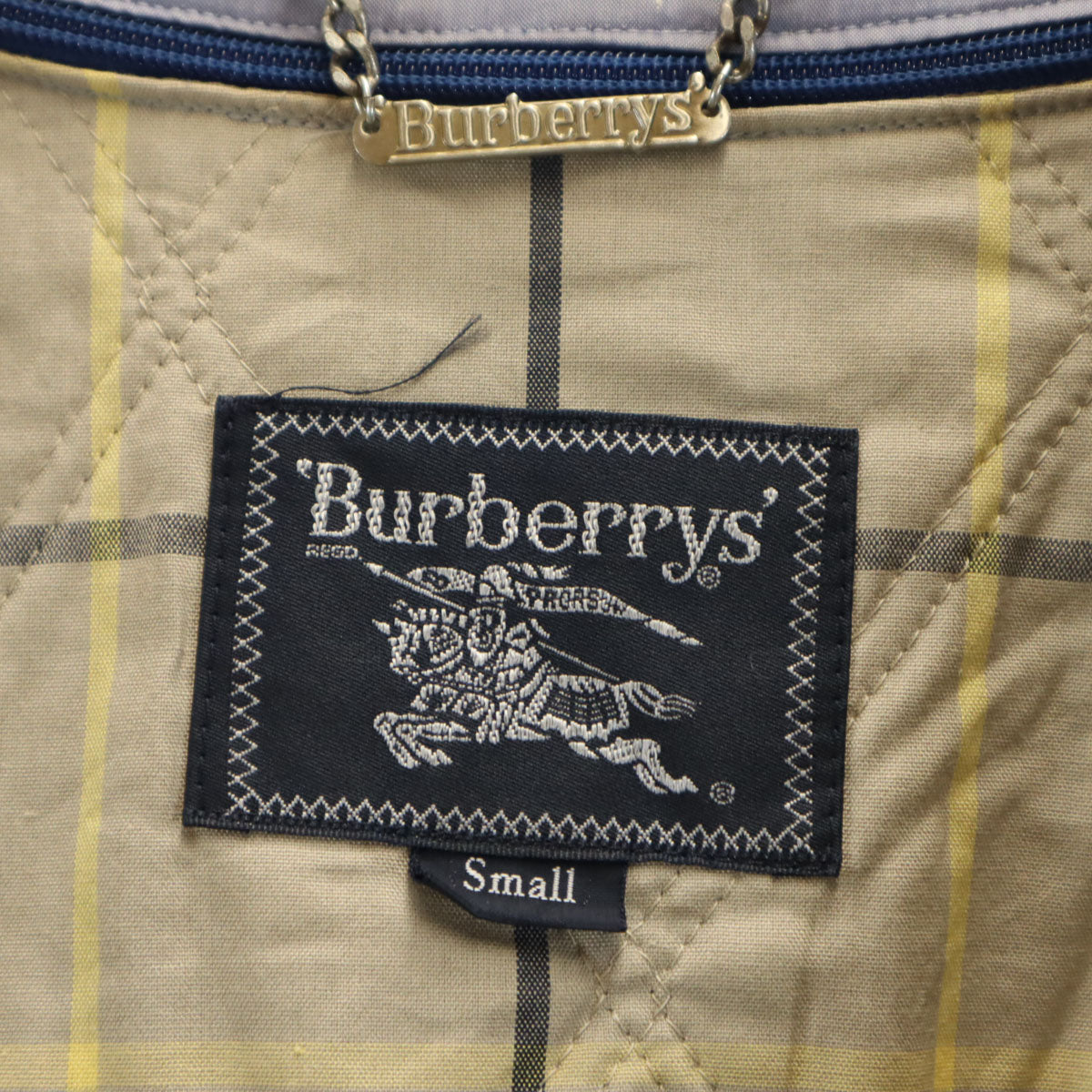 Burberrys バーバリーズ 90s オールド ジャケット S ブルー系 ライナー付き メンズ