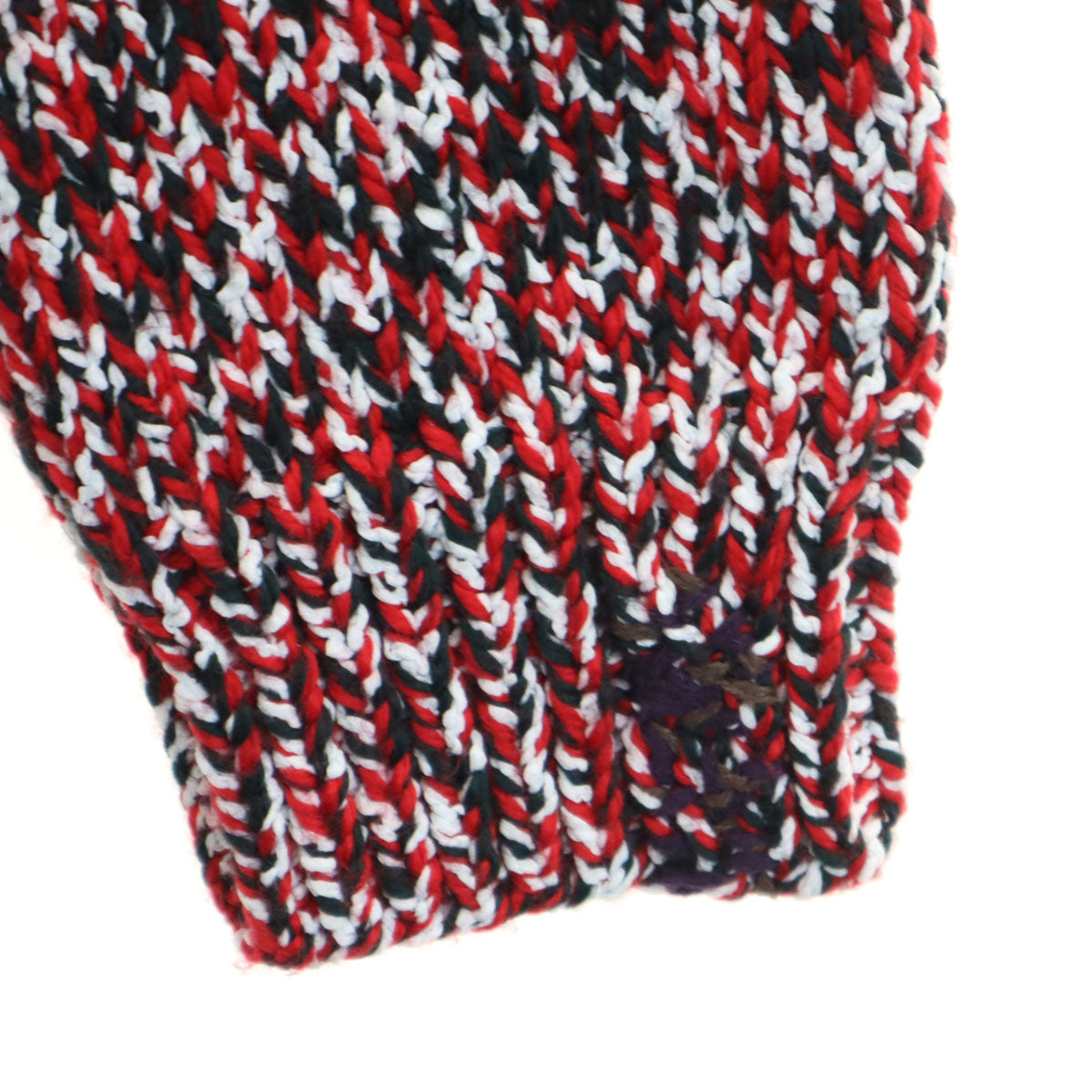 未使用 Maison Margiela メゾンマルジェラ ウールブレンド 長袖 メランジ セーター S レッド系 ニット レディース