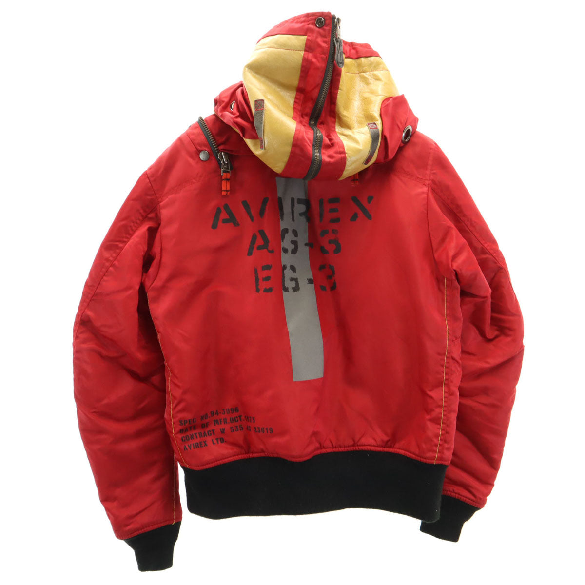 AVIREX アヴィレックス フライトジャケット M レッド メンズ