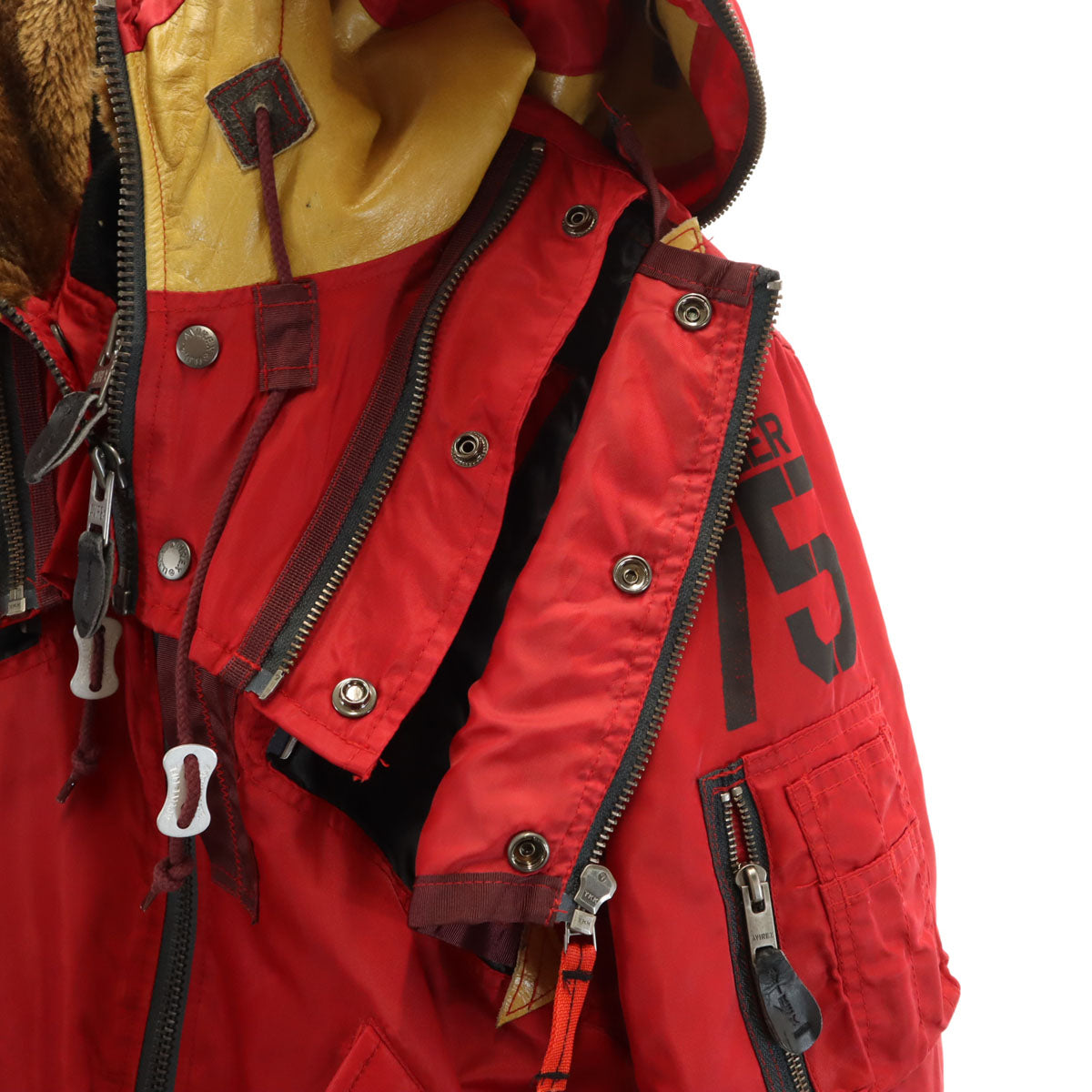 AVIREX アヴィレックス フライトジャケット M レッド メンズ