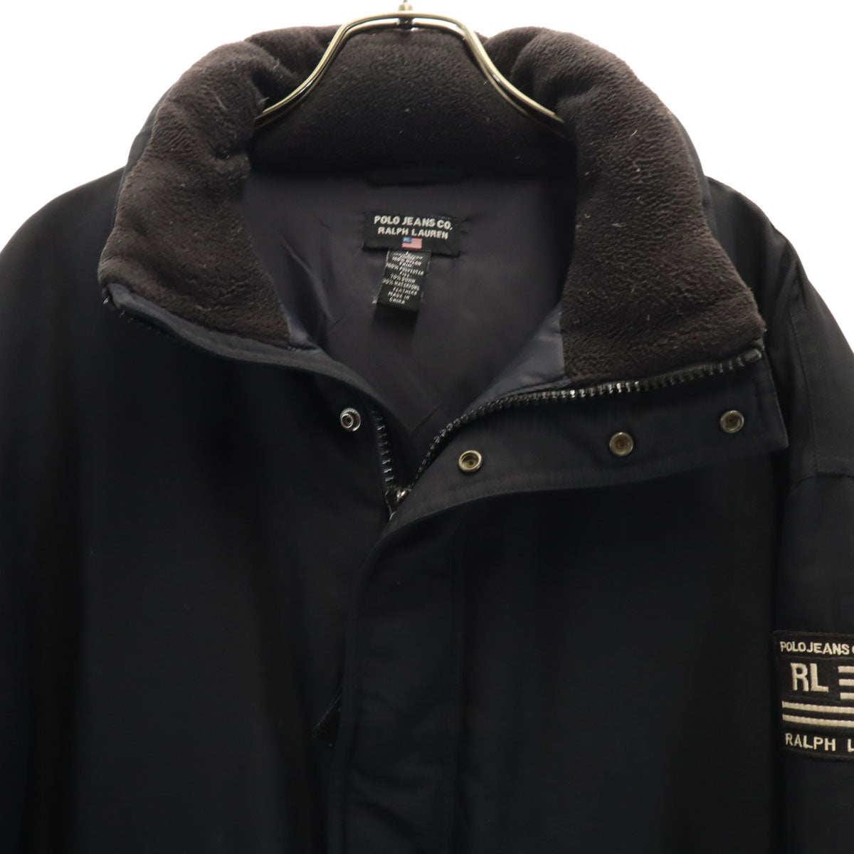 POLO JEANS CO.RALPH LAUREN ポロジーンズコーラルフローレン ダウンジャケット L ブラック メンズ