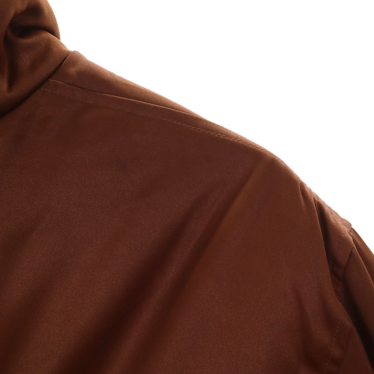 BURBERRY バーバリー ナイロンジャケット M ブラウン 裏フリース レディース