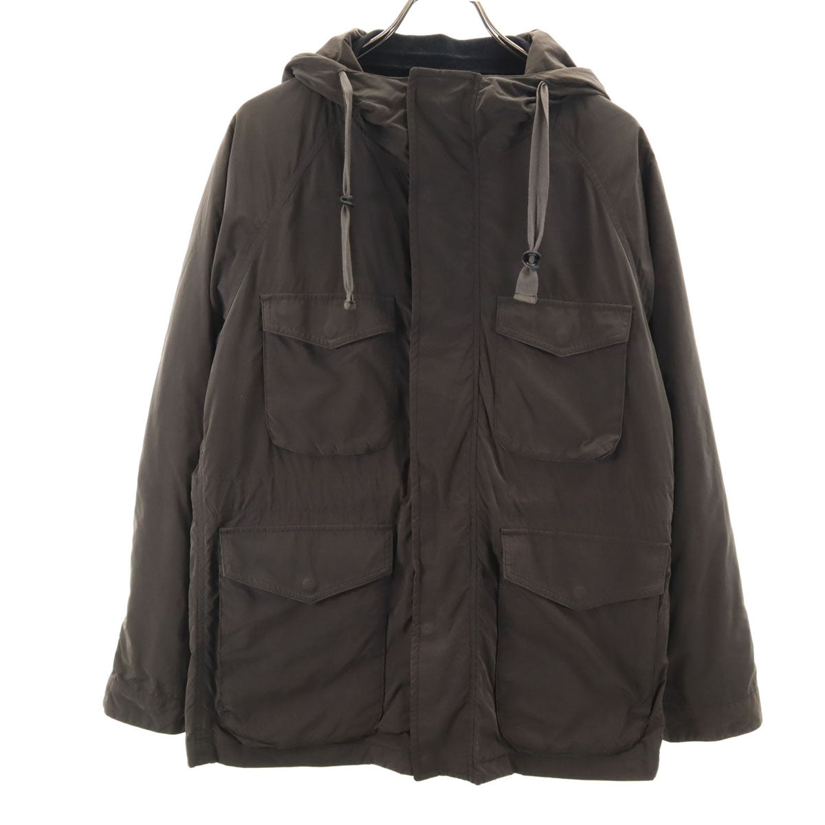 LANVIN ランバン ジャケット 48 カーキ 長袖ダウンライナー付き メンズ