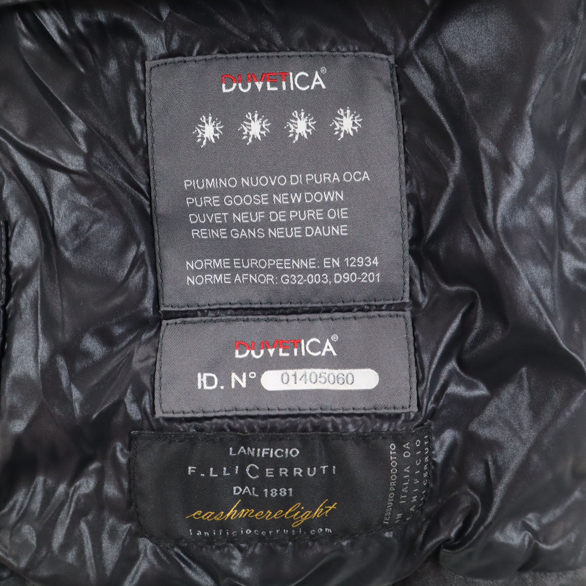 DUVETICA デュベティカ ダウンベスト 40 グレー メンズ