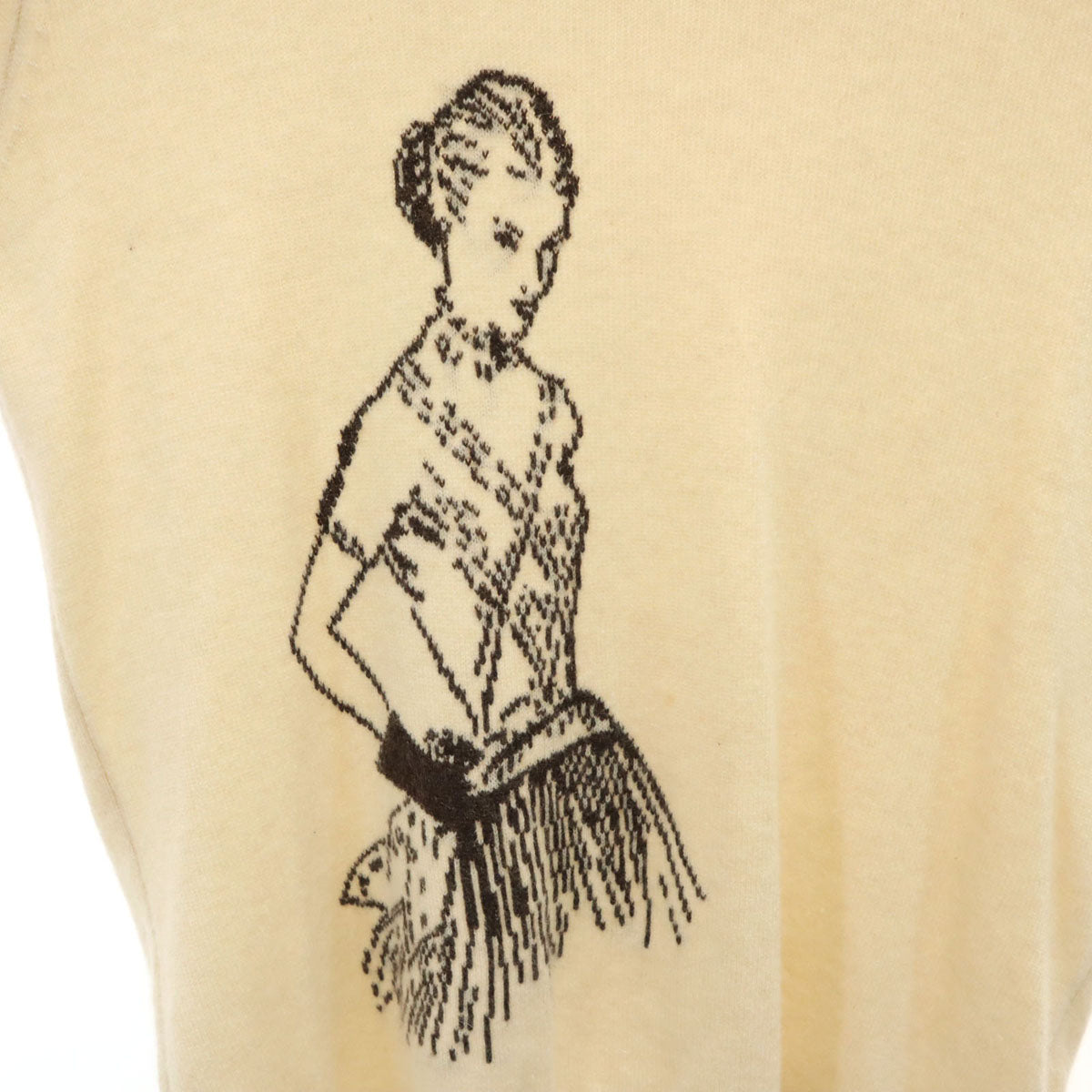 BALLANTYNE バランタイン 長袖 セーター 38 ベージュ ニット レディース