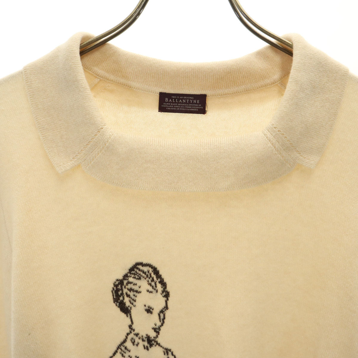 BALLANTYNE バランタイン 長袖 セーター 38 ベージュ ニット レディース