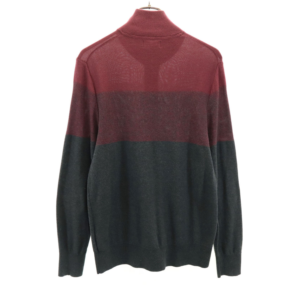 Banana Republic バナナリパブリック 長袖 ニット ジップジャケット M グレー系 メンズ