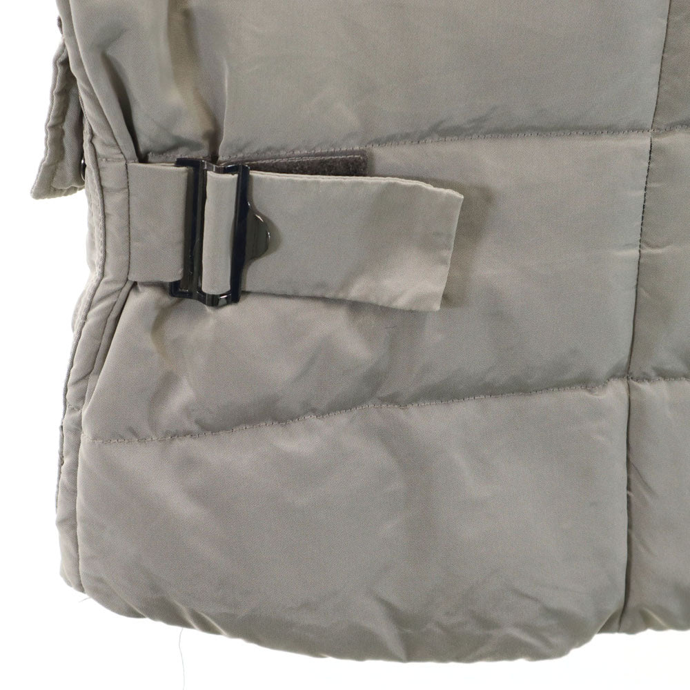 PEUTEREY ピューテリー ノースリーブ ダウンベスト S シルバー メンズ