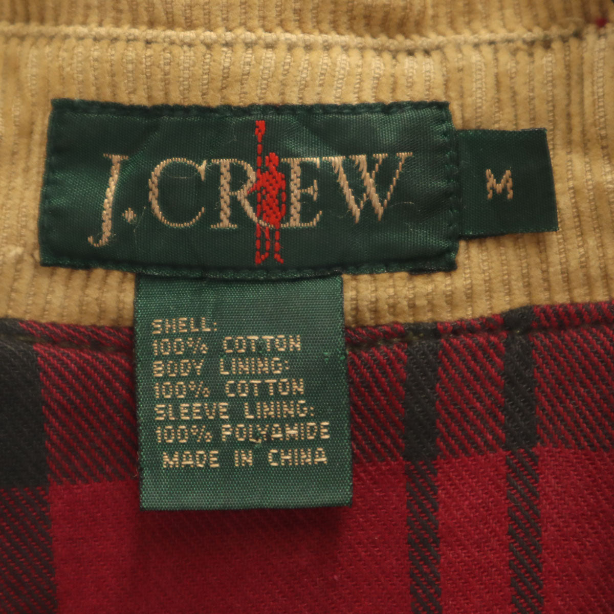 J.CREW ジェイクルー 90s オールド 巨人タグ ハンティングジャケット M カーキ メンズ