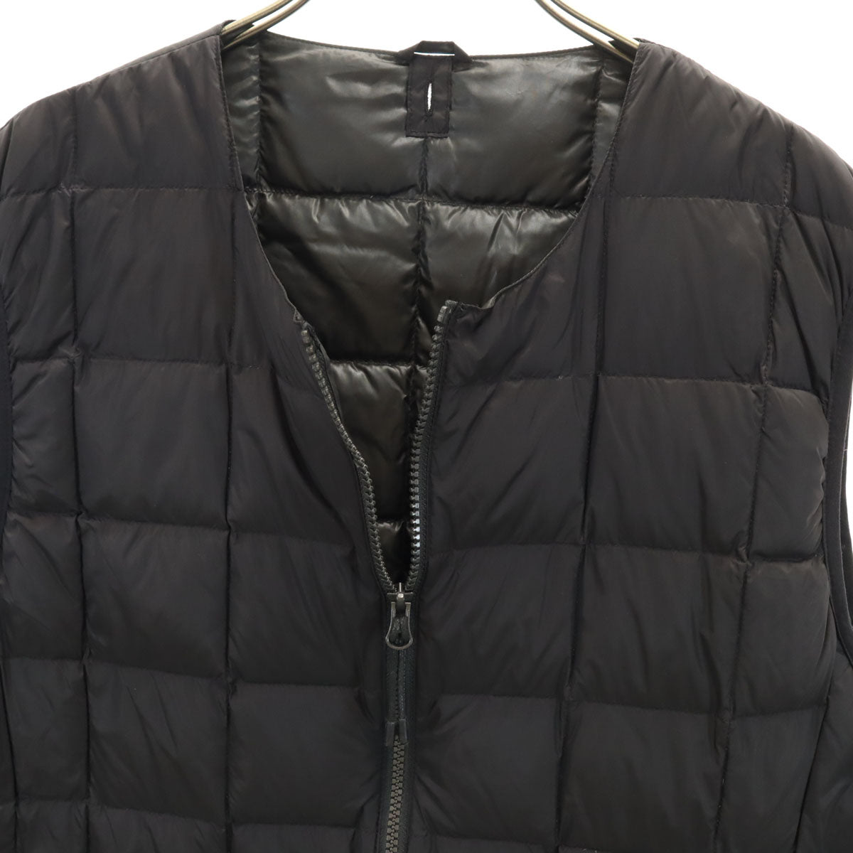 SHIPS シップス TAION タイオン 別注 ダウンベスト ブラック 収納袋付き メンズ