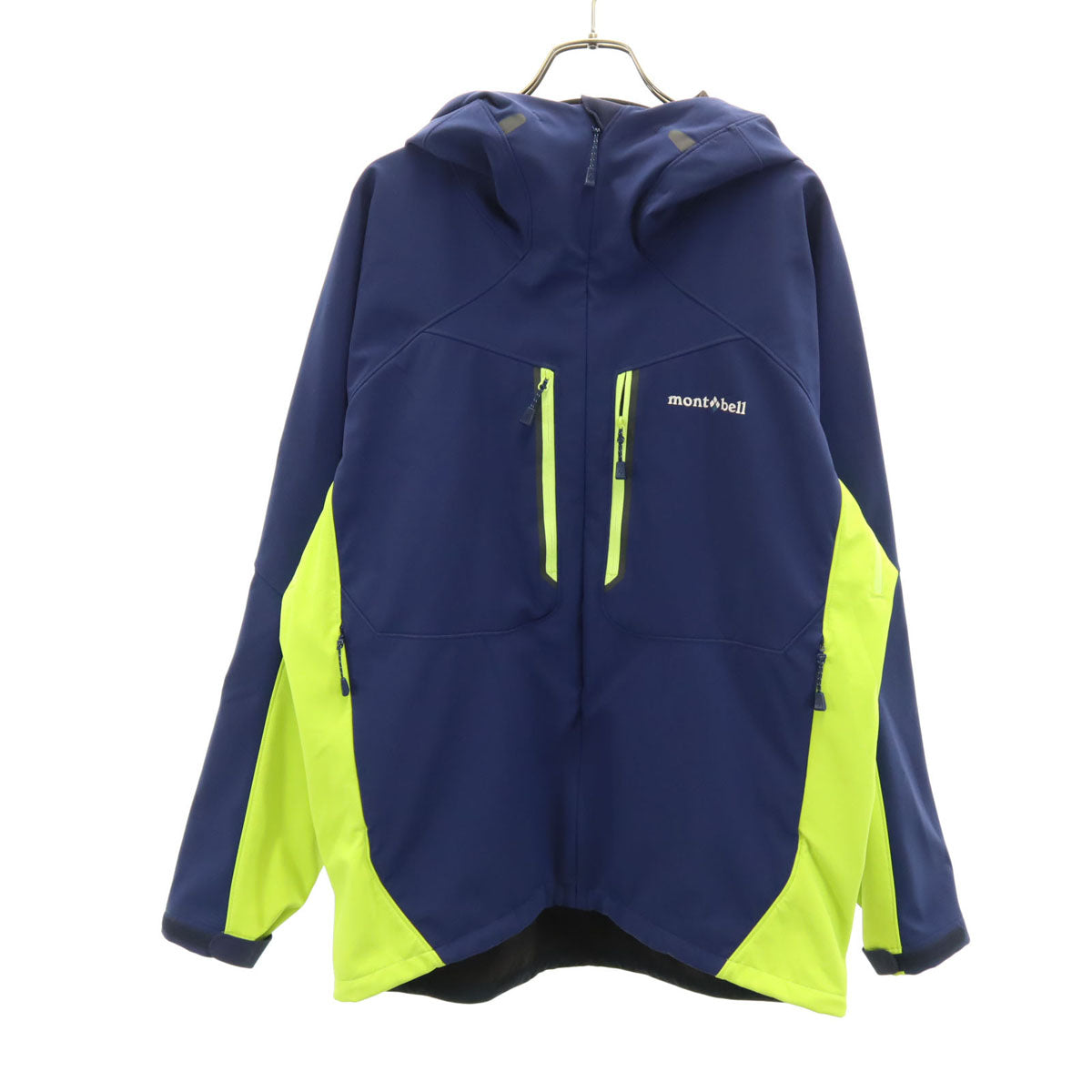 mont-bell モンベル 長袖 パウダーシェッド パーカー L ネイビー系 アウトドア 1106570 裏フリース メンズ