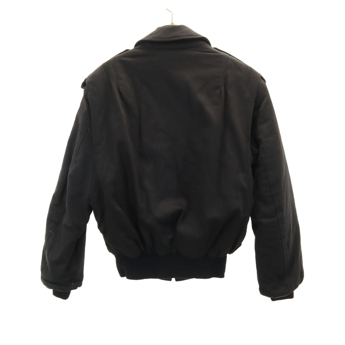ALPHA アルファ 90s USA製 オールド AIR FORCE セキュリティ 中綿ジャケット M ブラック メンズ