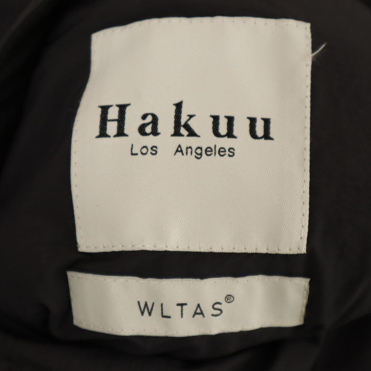 Hakuu ハクウ キルティングジャケット S チャコール リバーシブル フードマフラー付き レディース