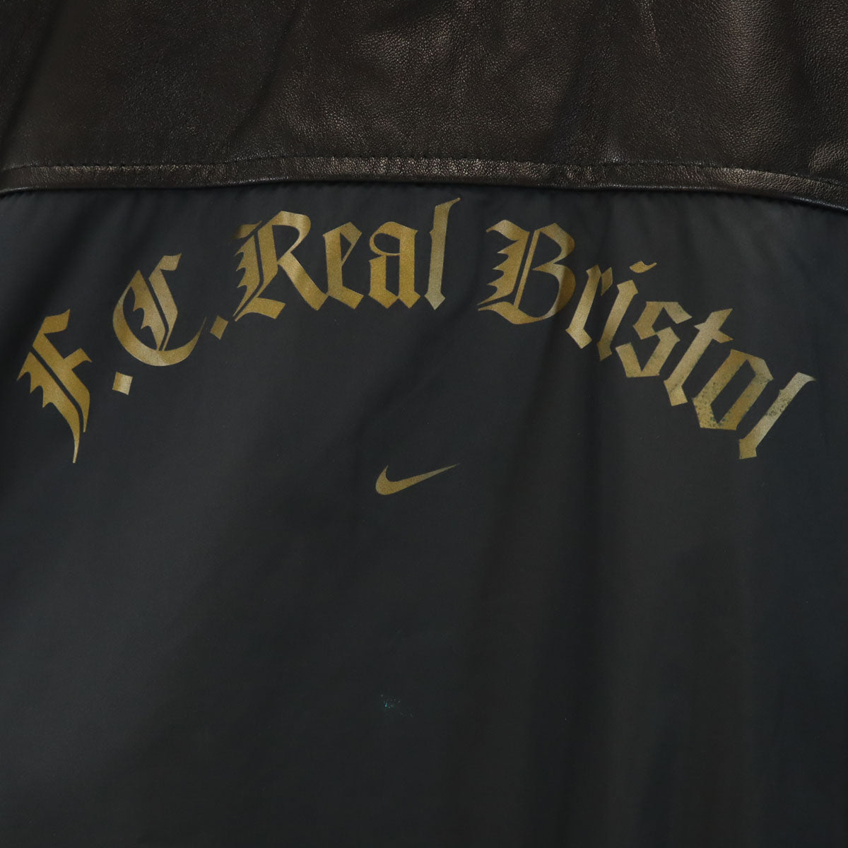 DR ROMANELLI ドクターロマネリ F.C.Real Bristol ナイキ NIKE 切替 ジャケット XL ブラック ririジップ レディース