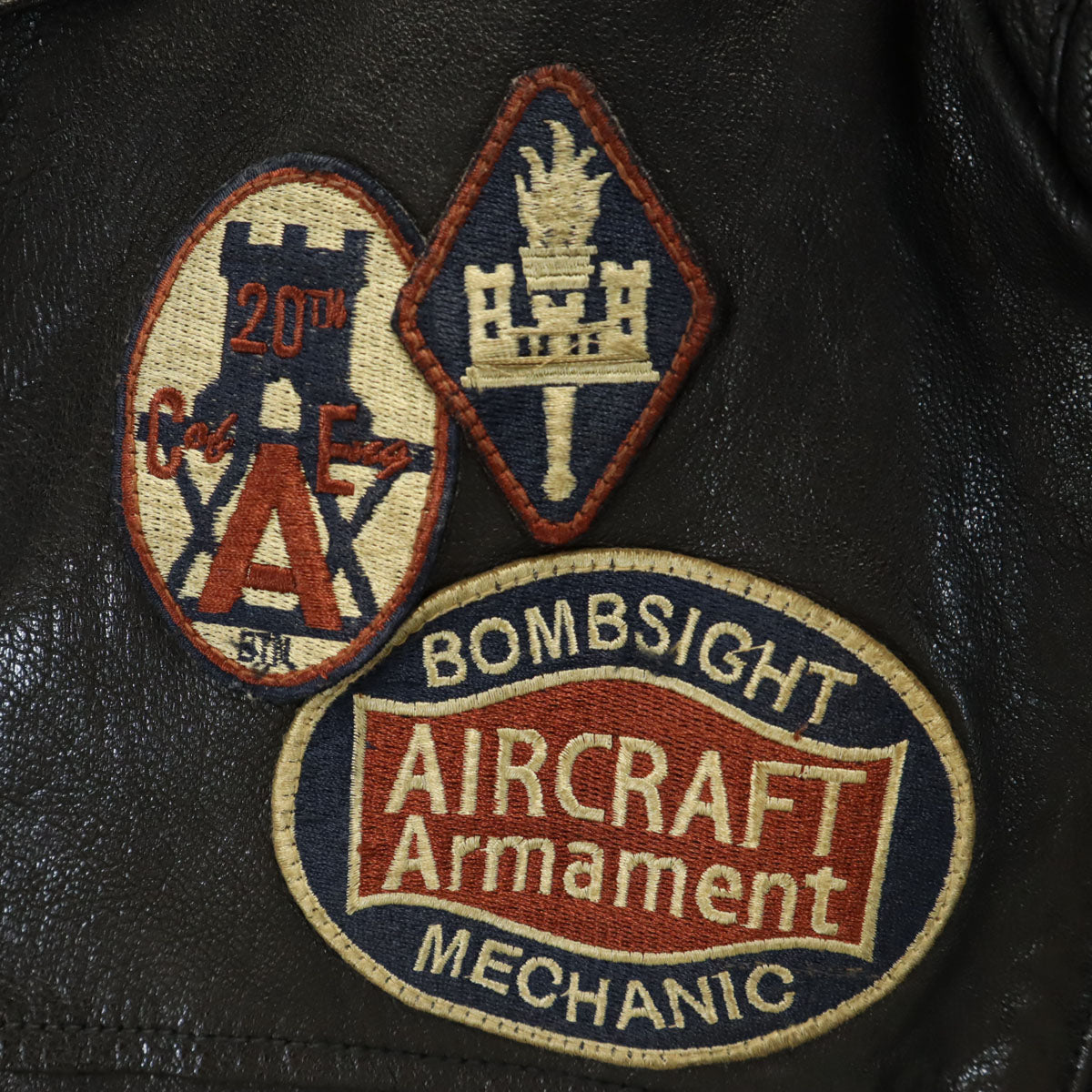 AVIREX アヴィレックス パッチドゴート レザージャケット L ブラック メンズ