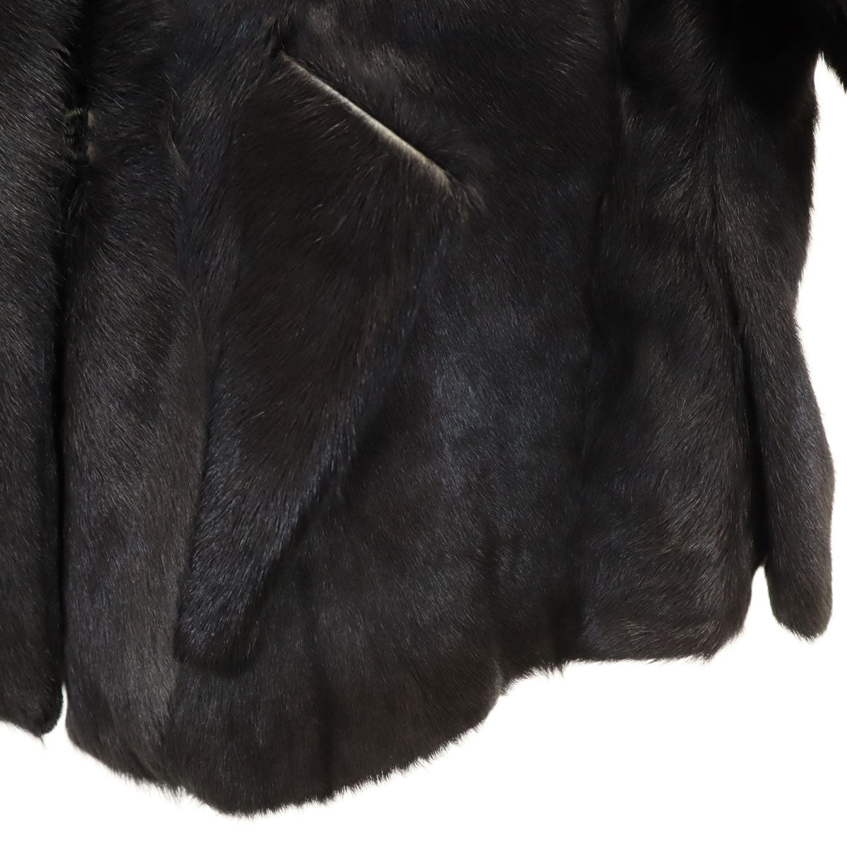 MARNI マルニ イタリア製 ファー ジャケット 38 ブラック レディース