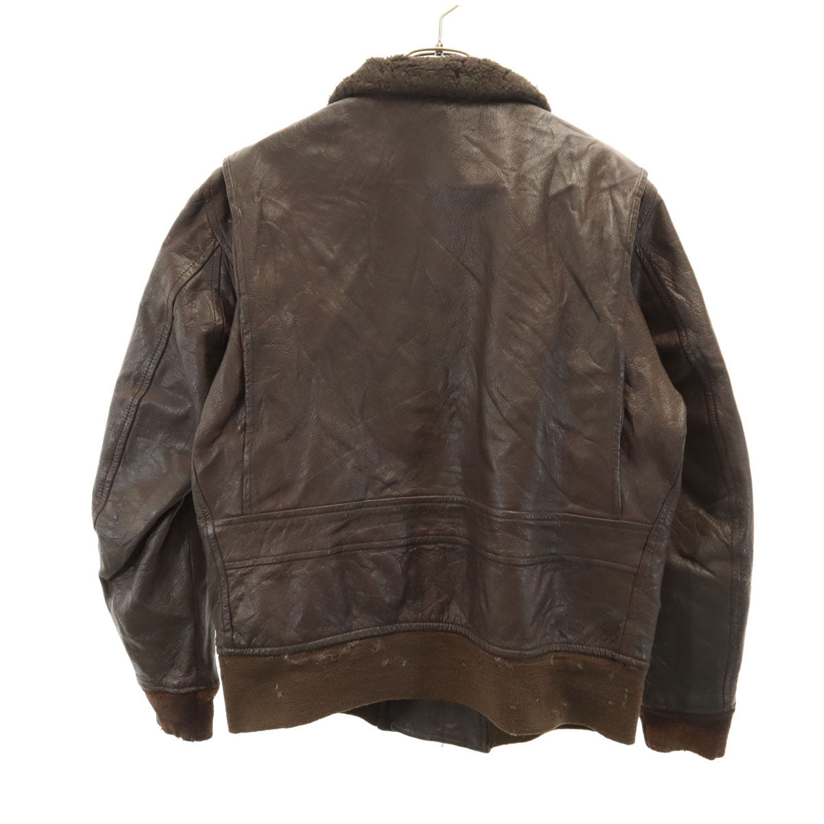 US NAVY アメリカ海軍 70s G1 ヴィンテージ フライトジャケット ブラウン メンズ
