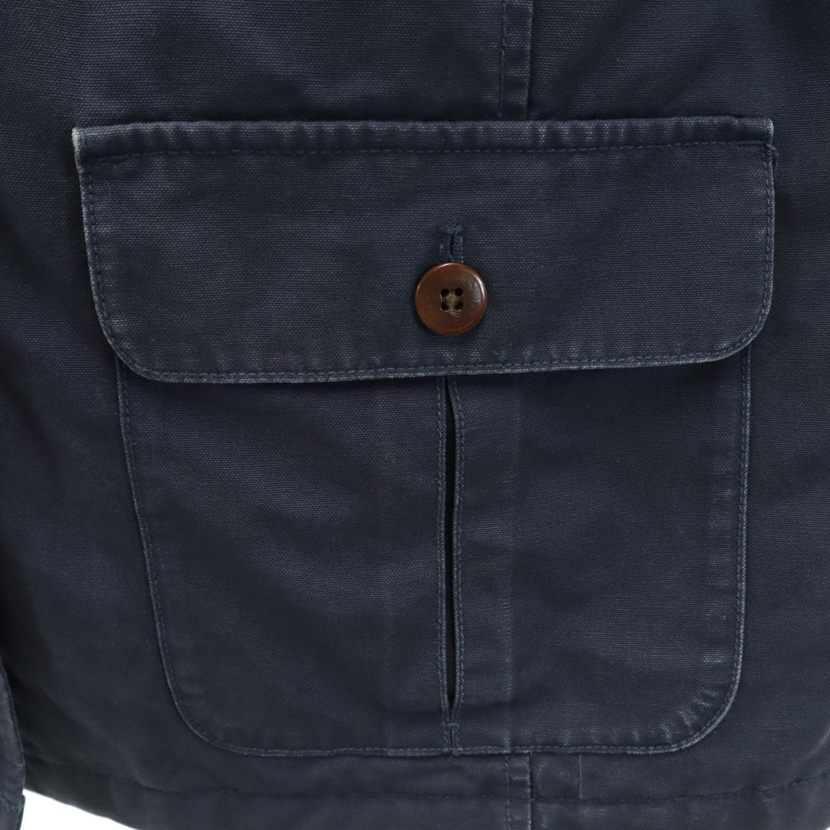 L.L.Bean エルエルビーン カバーオール M ネイビー アウトドア 裏キルティング レディース