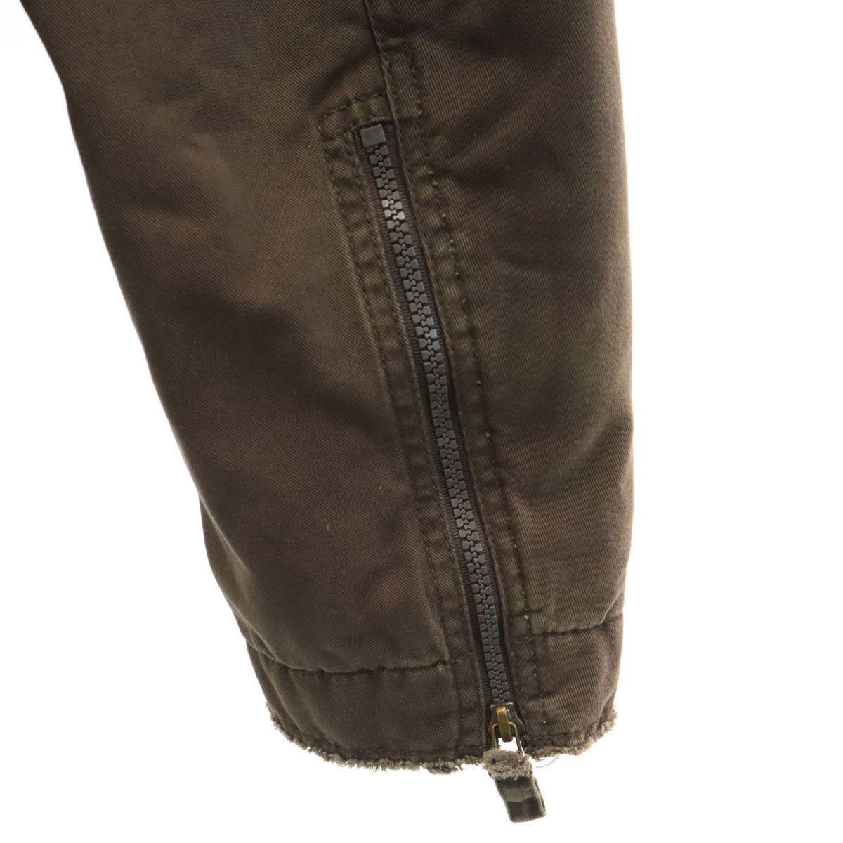 DIESEL ディーゼル バンドカラー コットンジャケット XXL チャコールグレー ビッグサイズ レディース