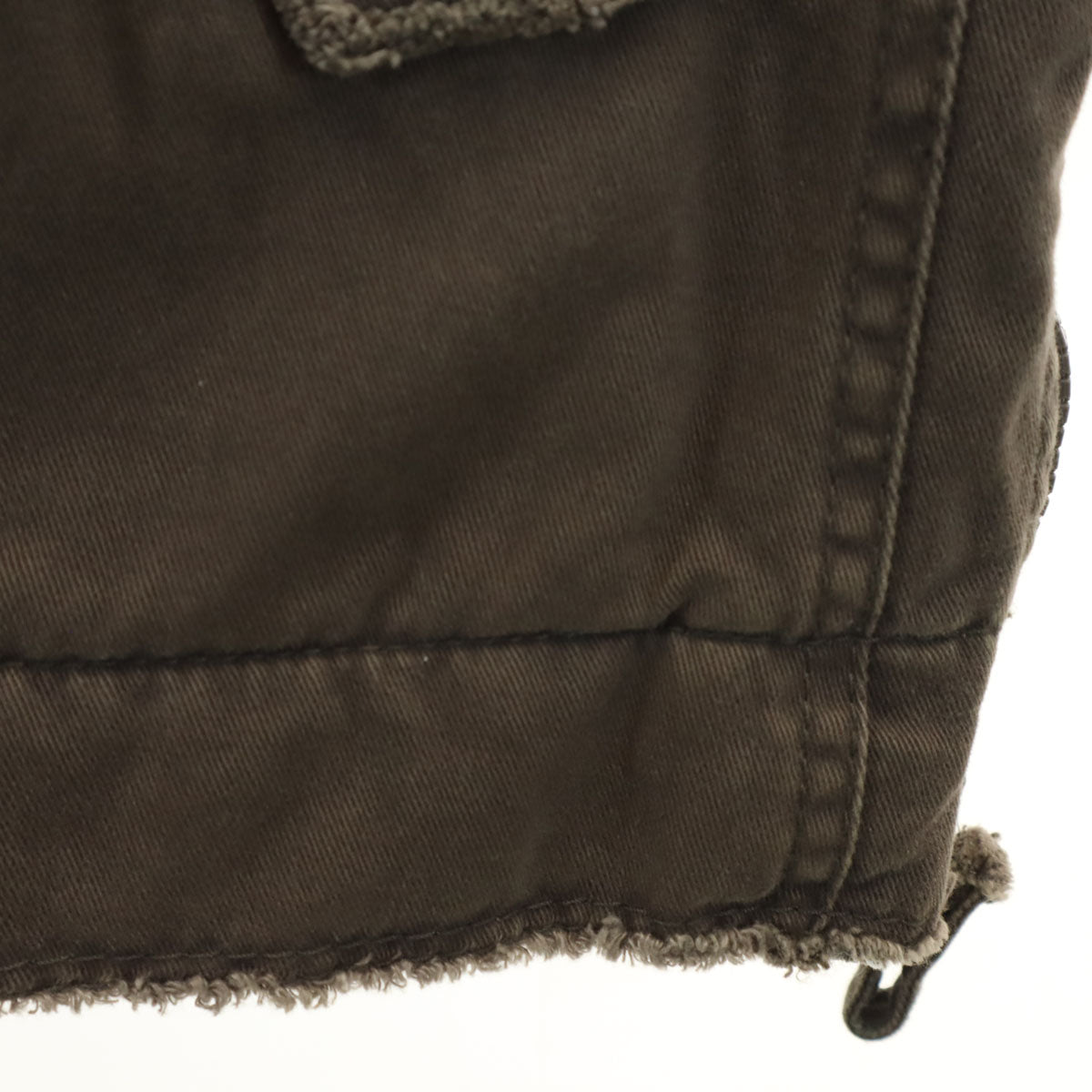 DIESEL ディーゼル バンドカラー コットンジャケット XXL チャコールグレー ビッグサイズ レディース