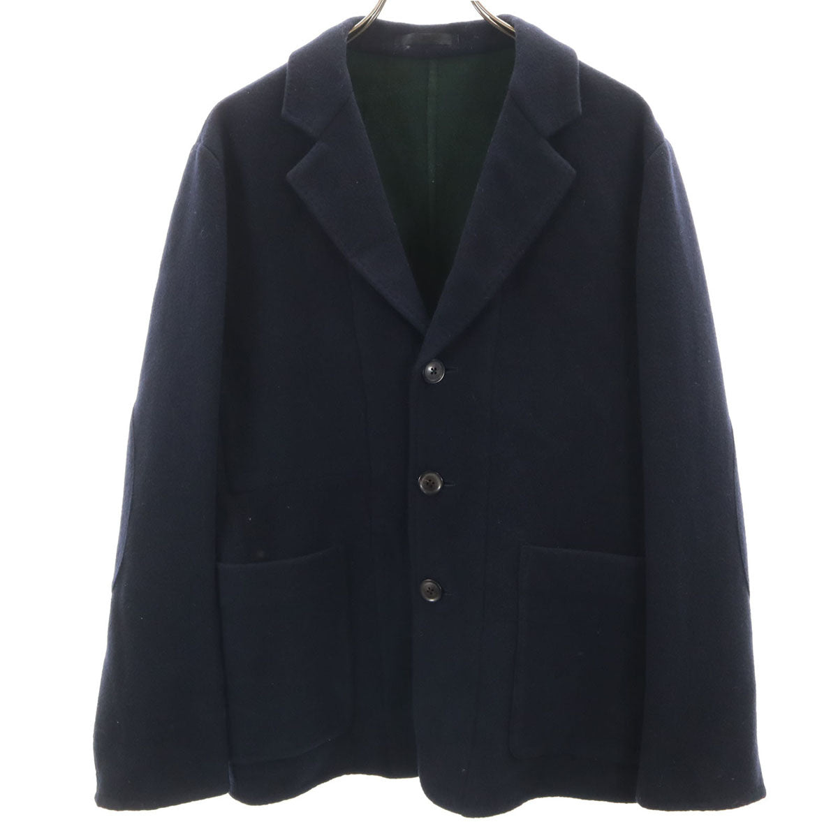 美品 Paul Smith ポールスミス ウール テーラードジャケット L ネイビー メンズ