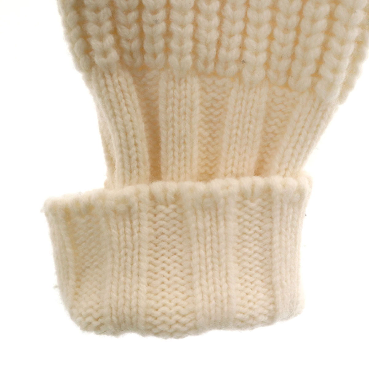 Gran Sasso グランサッソ イタリア製 フェイクレザー ニットジャケット アイボリー レディース