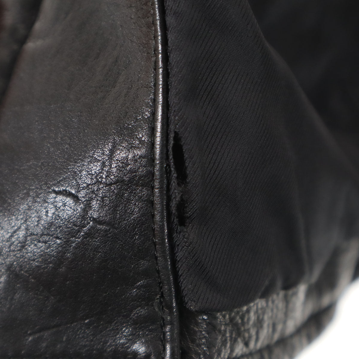 LITHIUM HOMME リチウムオム 日本製 牛革レザー シングルライダースジャケット 44 ブラック メンズ