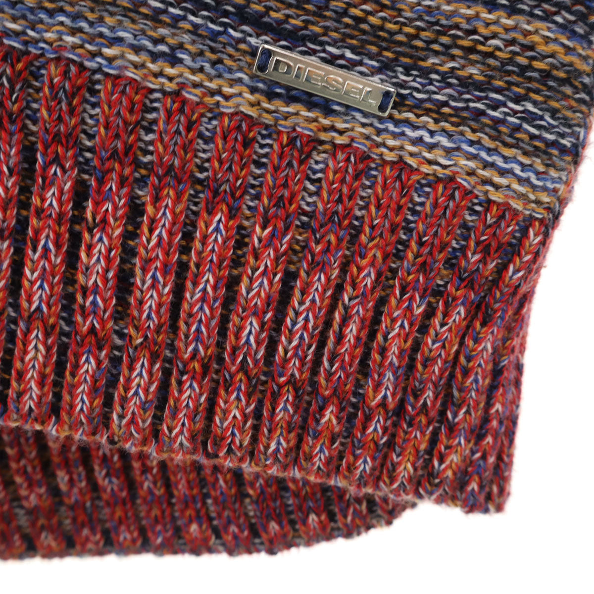 DIESEL ディーゼル 長袖 ニットカーディガン S レッド系 メンズ