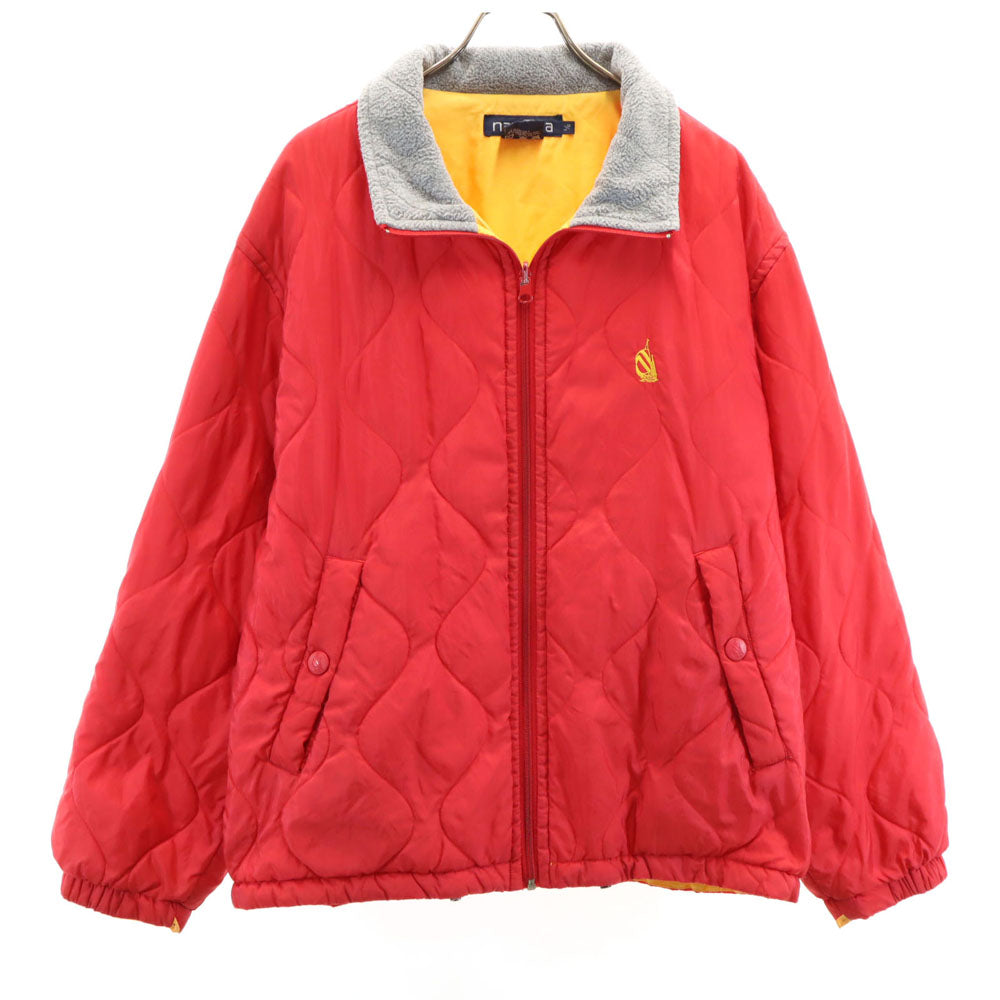 NAUTICA ノーティカ 90s オールド キルティングジャケット L レッド メンズ