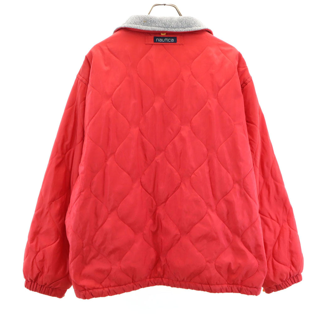 NAUTICA ノーティカ 90s オールド キルティングジャケット L レッド メンズ