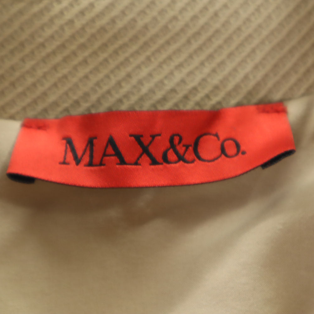 MAX&CO マックスアンドコー カジュアル パンツスーツ 上下 セットアップ L ベージュ マックスマーラ レディース