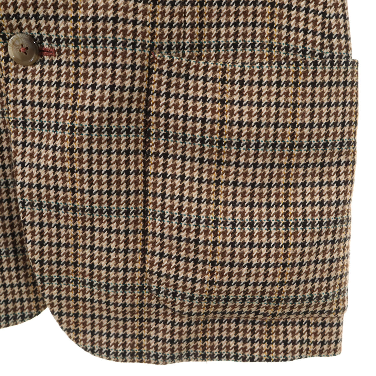 SCHOFIELD & SMITH スコフィールドアンドスミス 80s ヴィンテージ 千鳥柄 テーラードジャケット ブラウン系 メンズ