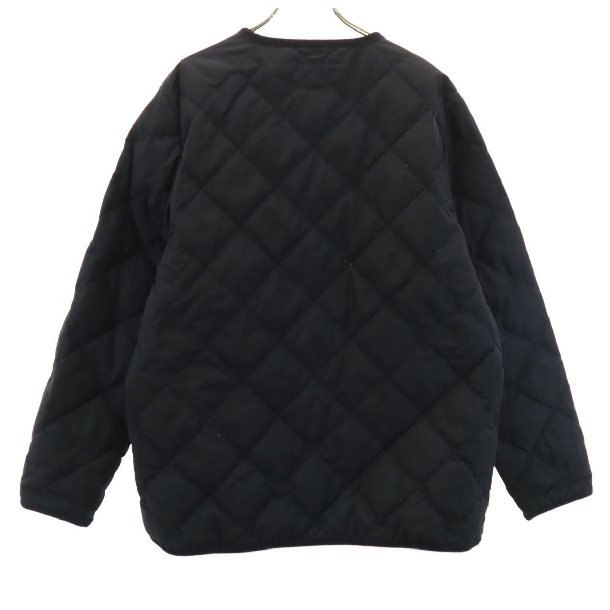 TAION タイオン キルティング ダウンジャケット 4 ブラック メンズ