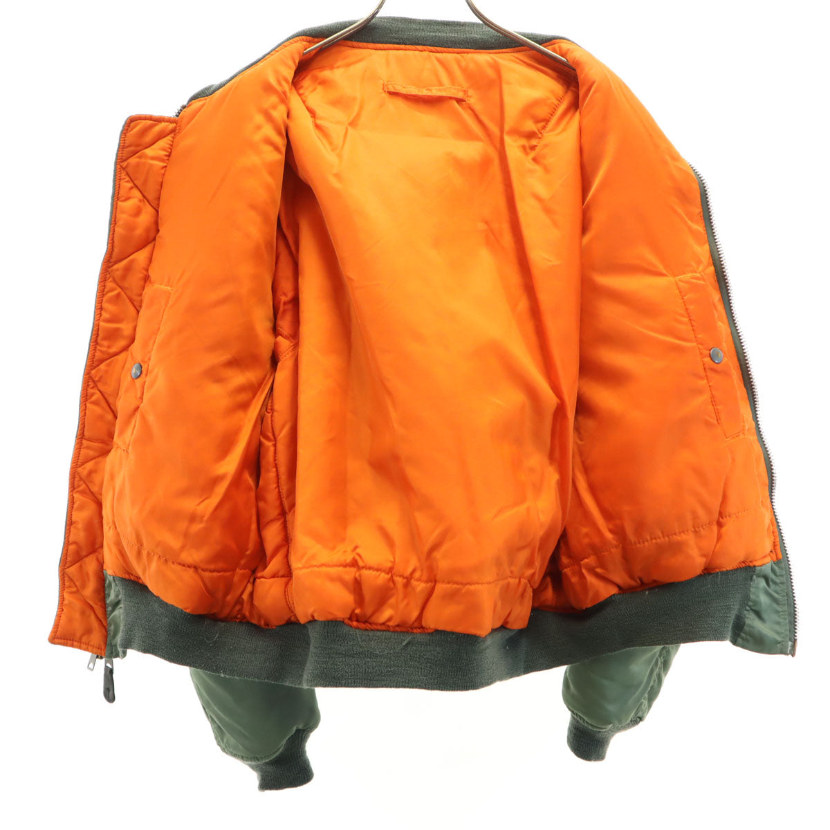 アメリカ空軍 MA-1 フライトジャケット L カーキ メンズ