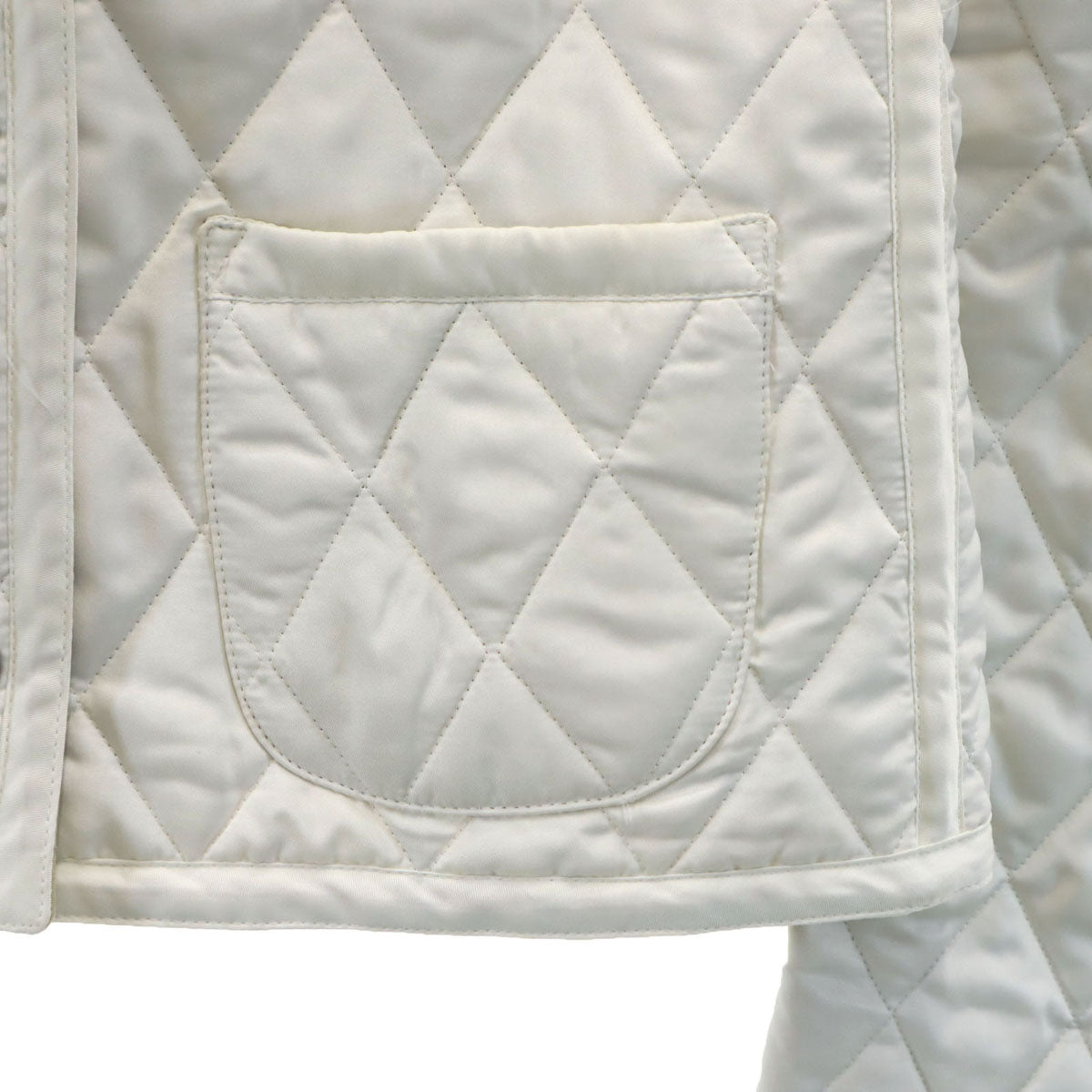 BURBERRY バーバリー キルティングジャケット ホワイト レディース