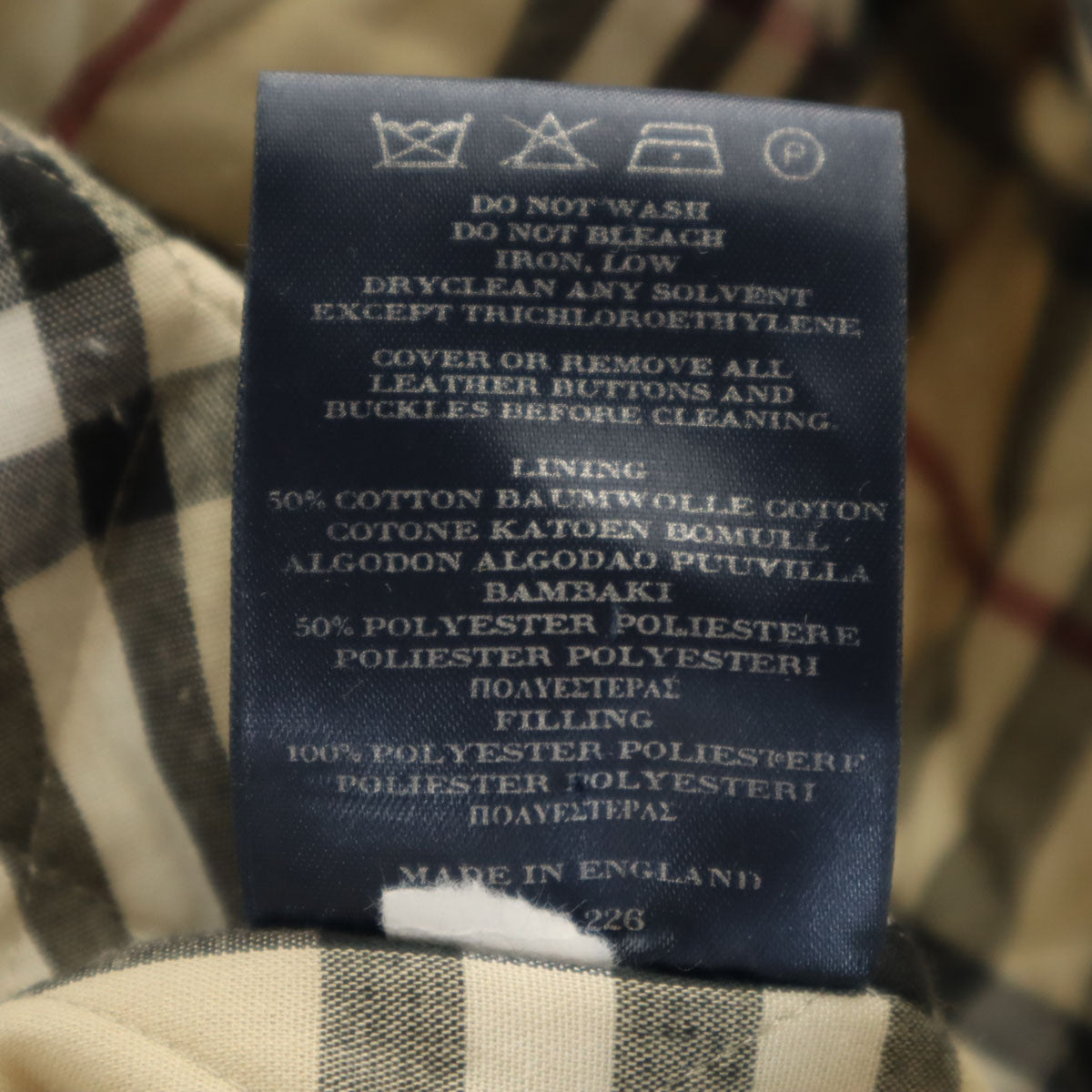 BURBERRY バーバリー キルティングジャケット ホワイト レディース