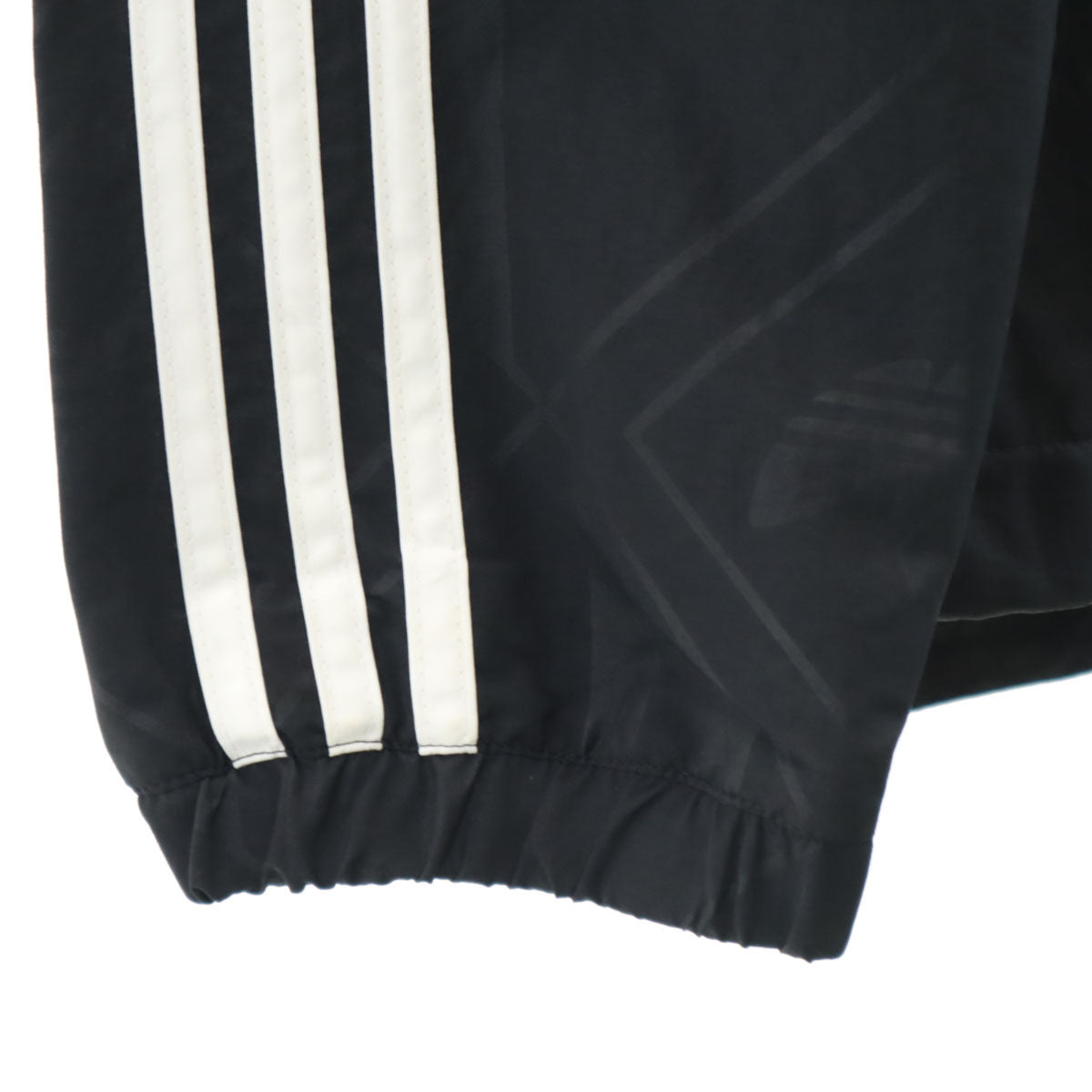 未使用 adidas Originals アディダスオリジナルス トレフォイルロゴ ウインドブレーカー XO ブラック 裏メッシュ ビッグサイズ メンズ