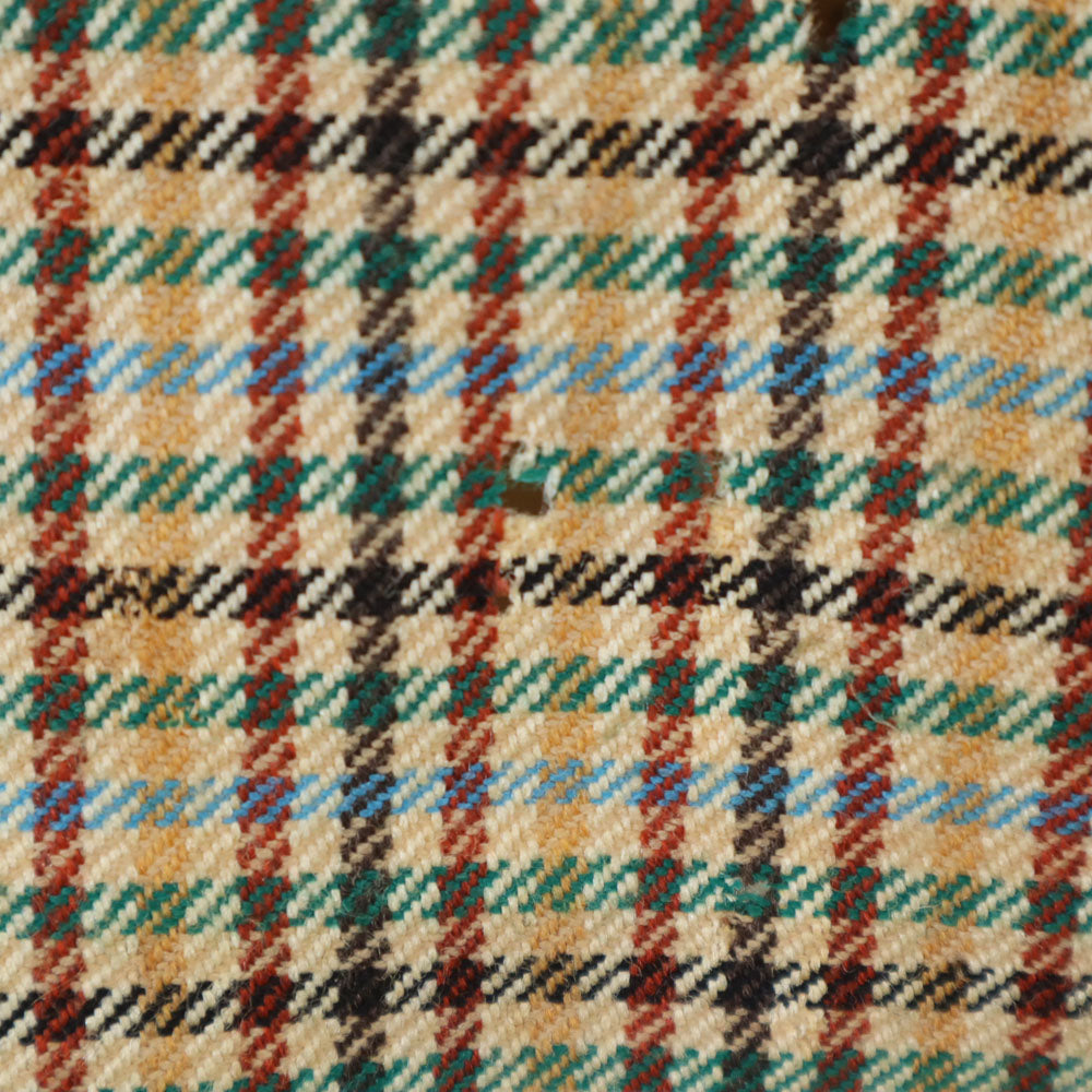 CELINE セリーヌ 80s 90s フランス製 オールド チェック柄 カジュアル スカートスーツ 上下 セットアップ 42 ベージュ レディース