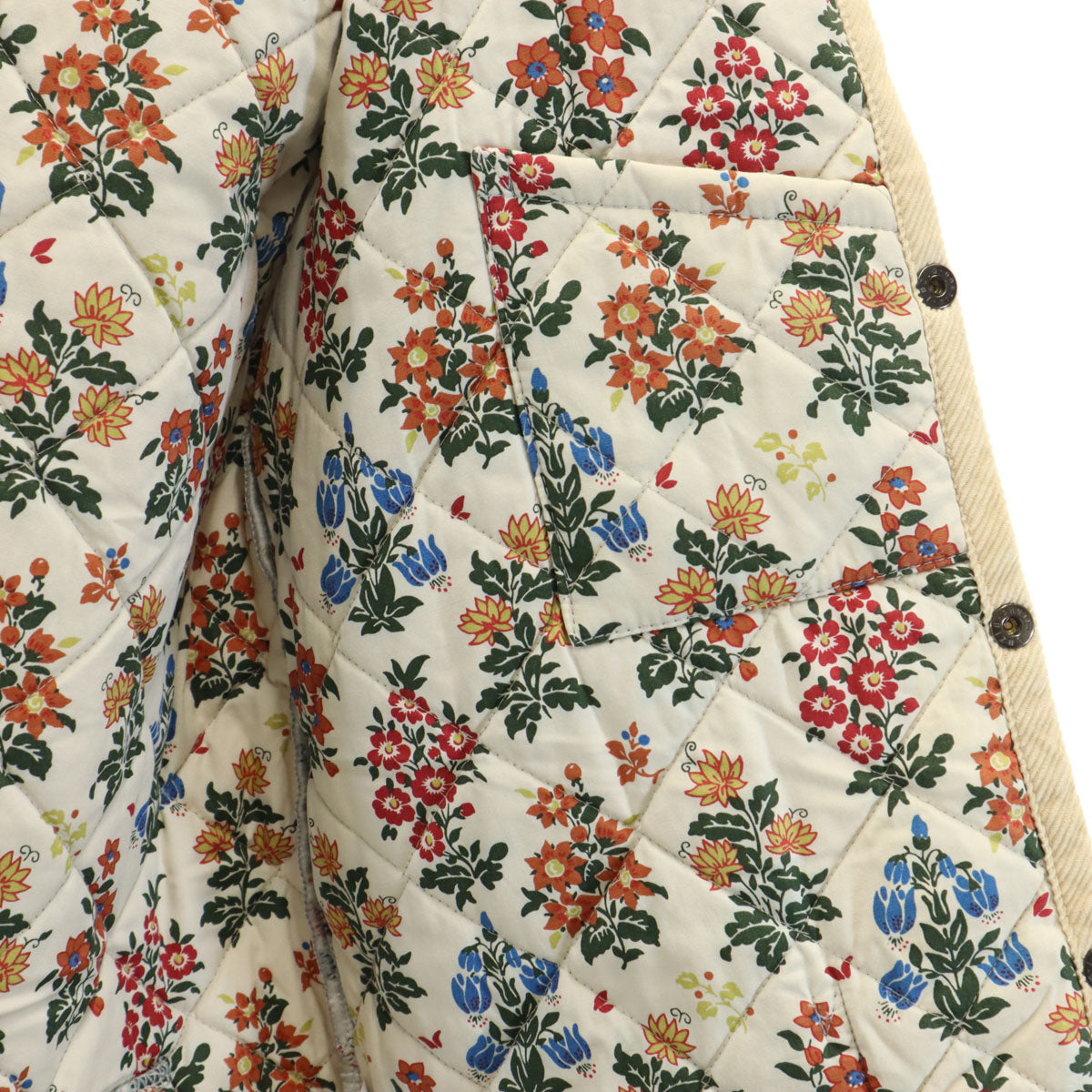 LAVENHAM ラベンハム イングランド製 キルティングジャケット 40 アッシュブラウン 中綿 レディース