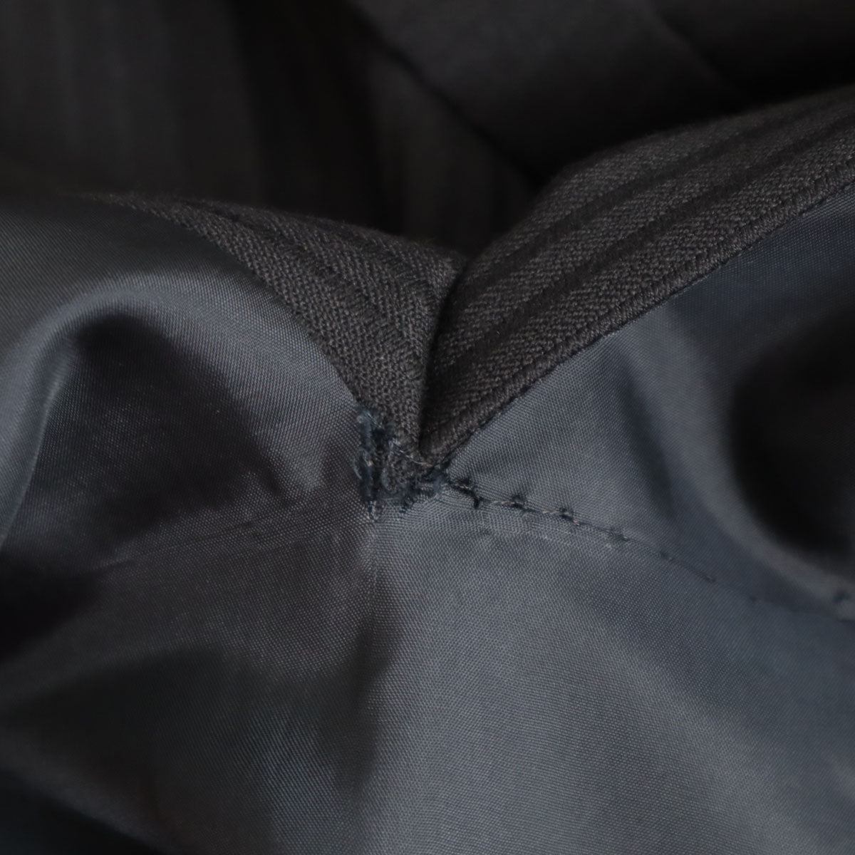 Christian Dior PRET-A-PORTER クリスチャンディオール プレタポルテ 90s オールド ボーダー/ストライプ柄 スカートスーツ 上下 セットアップ 11 ブラック レディース