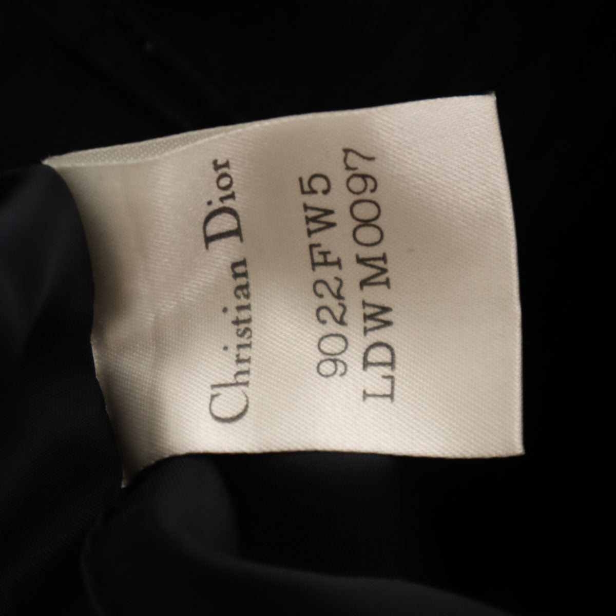 Christian Dior PRET-A-PORTER クリスチャンディオール プレタポルテ 90s オールド ボーダー/ストライプ柄 スカートスーツ 上下 セットアップ 11 ブラック レディース