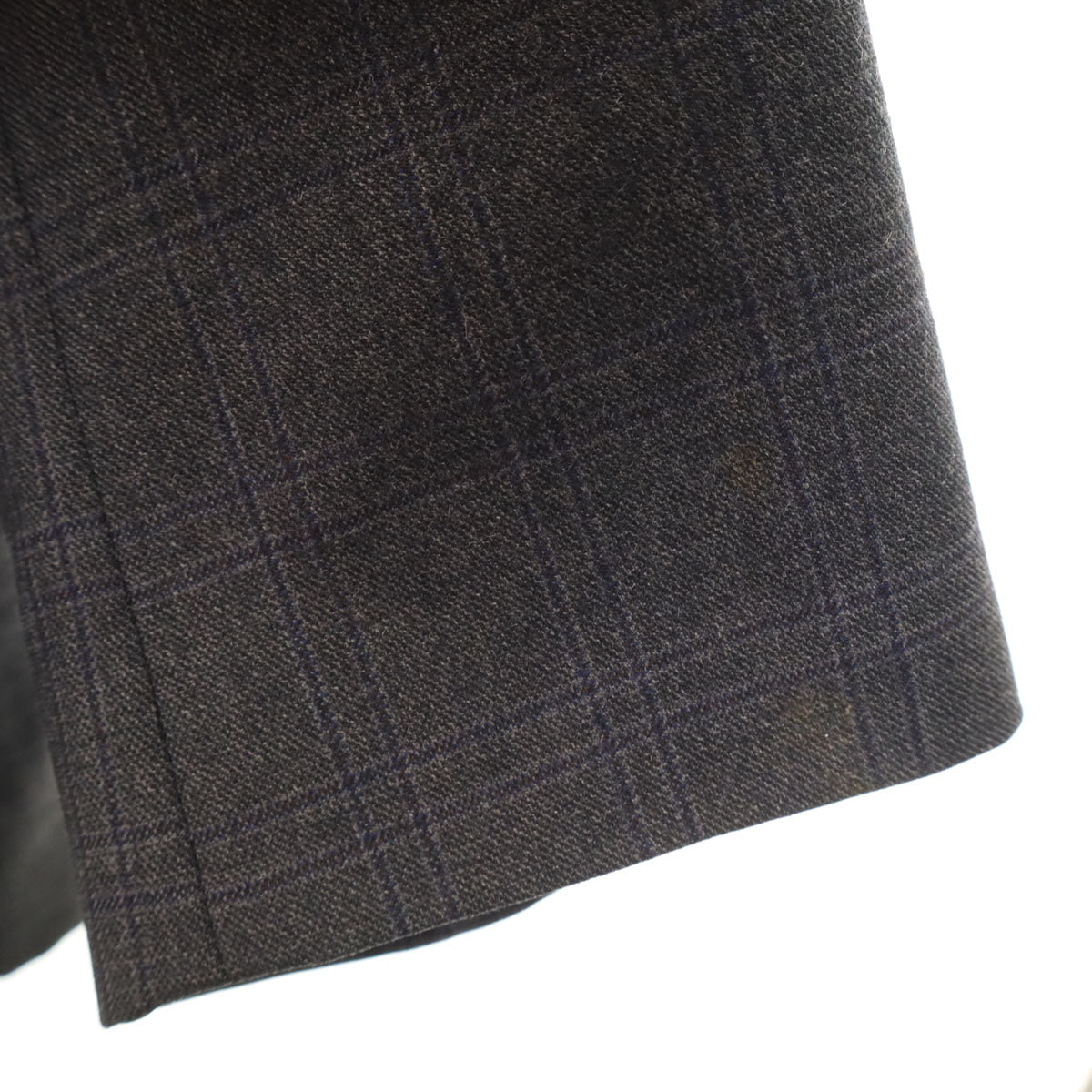 Paul Smith LONDON ポールスミスロンドン 日本製 チェック柄 FRATELLI TALLIA DI DELFINO生地 Super120’s スーツ 上下 セットアップ L グレー メンズ