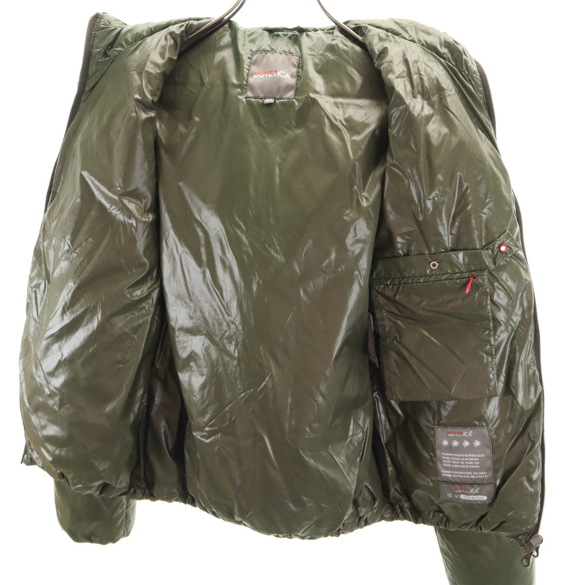 DUVETICA デュベティカ ダウンジャケット 40 カーキ レディース