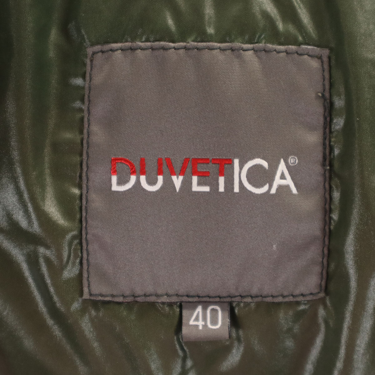 DUVETICA デュベティカ ダウンジャケット 40 カーキ レディース