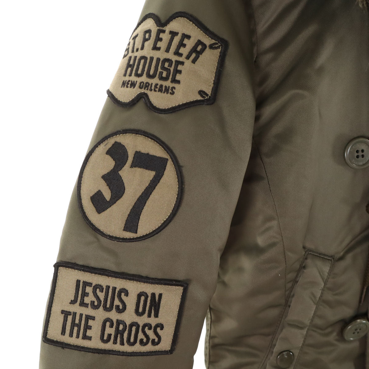 HYSTERIC ヒステリック N2-B フライトジャケット FREE カーキ 中綿 ヒステリックグラマー レディース