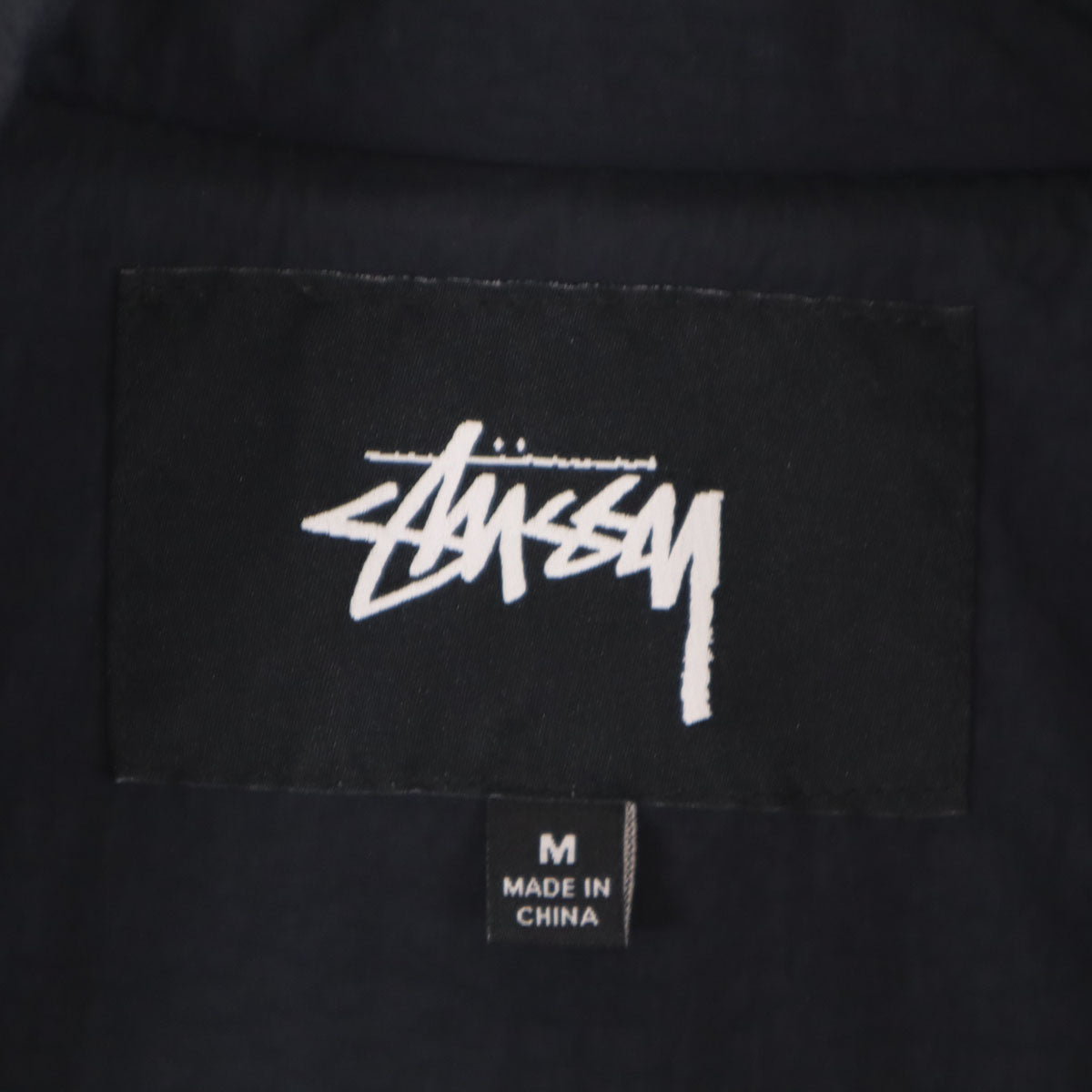 STUSSY ステューシー 総柄 スリース ベスト M ネイビー系 メンズ