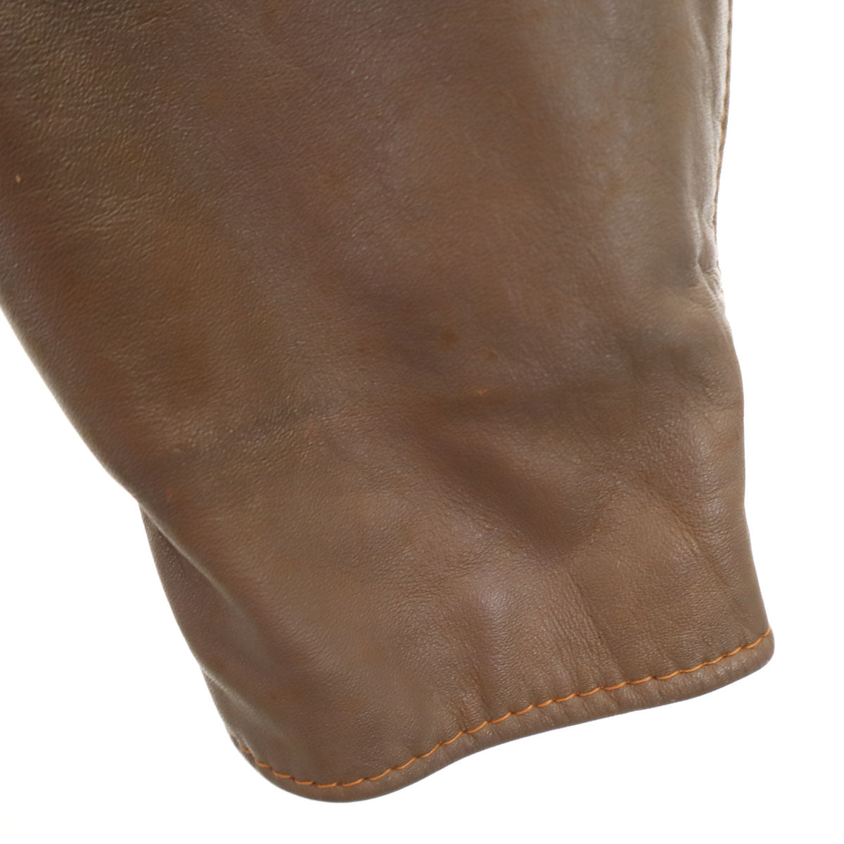 schott ショット USA製 レザー ダブルライダースジャケット 40 グレージュ メンズ