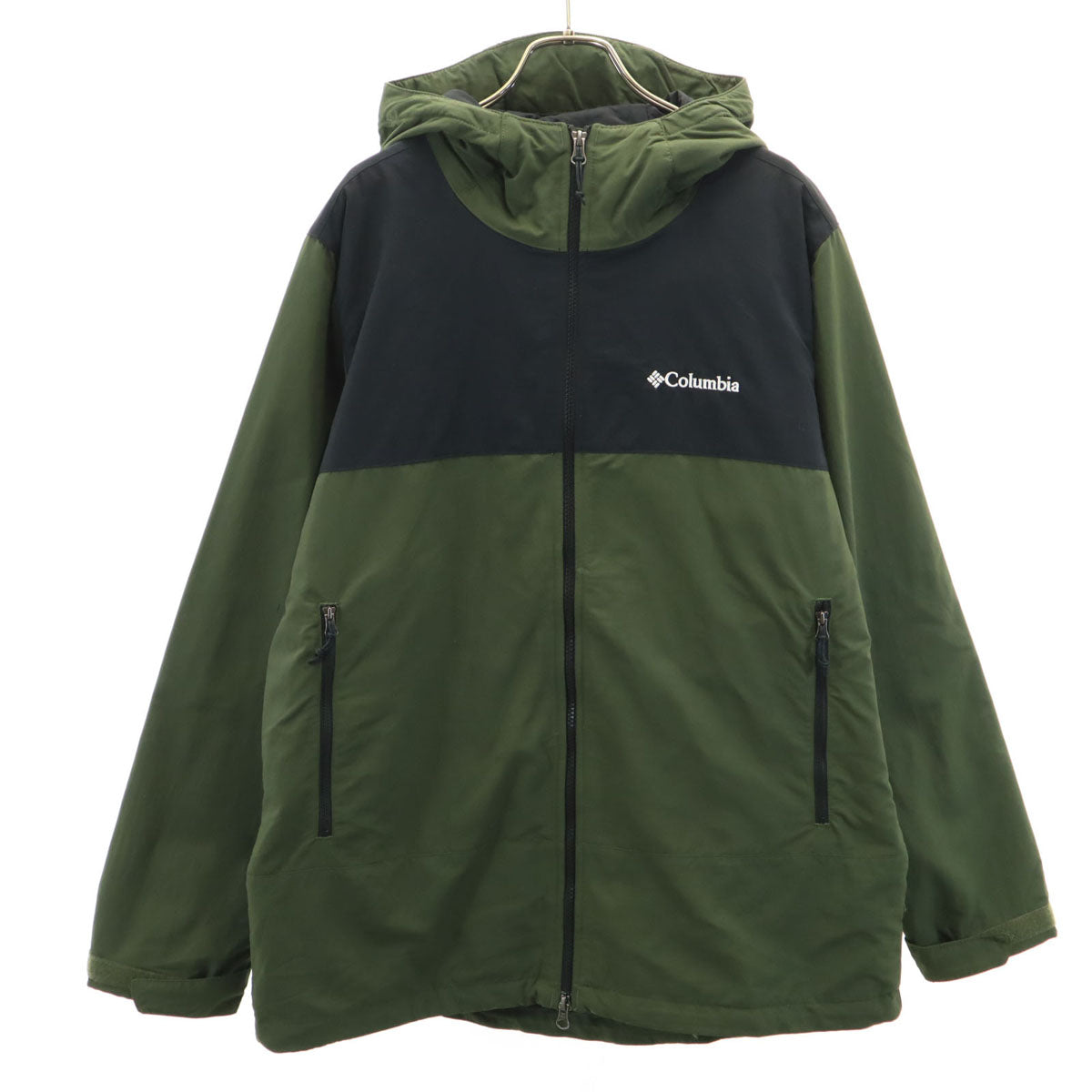 Columbia コロンビア ジャケット L カーキ 薄中綿入り アウトドア メンズ