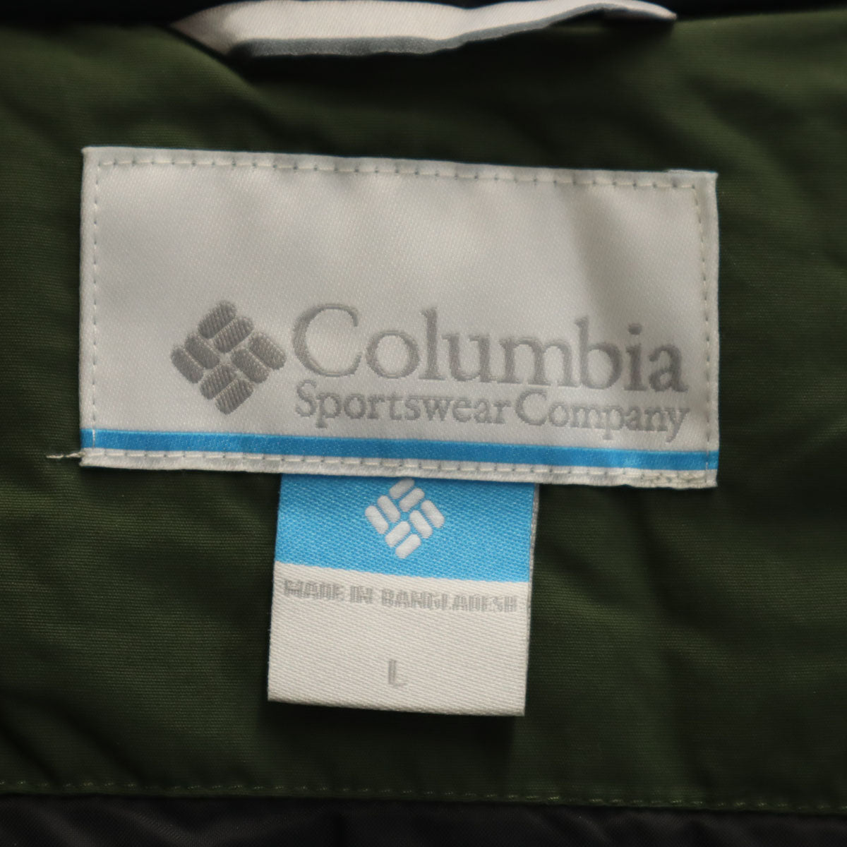 Columbia コロンビア ジャケット L カーキ 薄中綿入り アウトドア メンズ