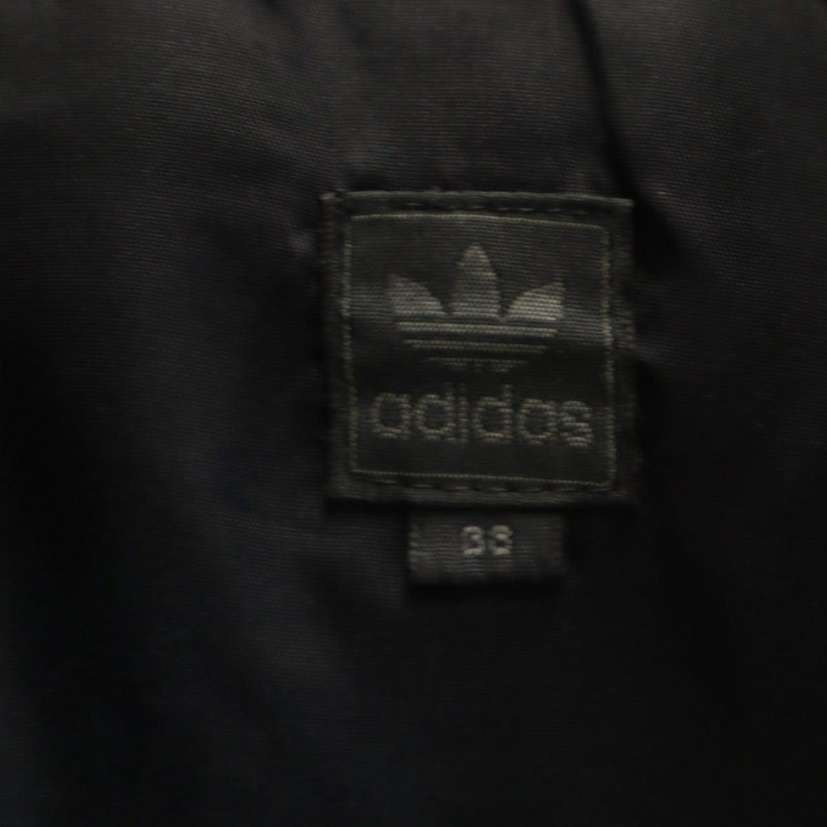 adidas アディダス レザー 中綿ジャケット 38 ブラック レディース